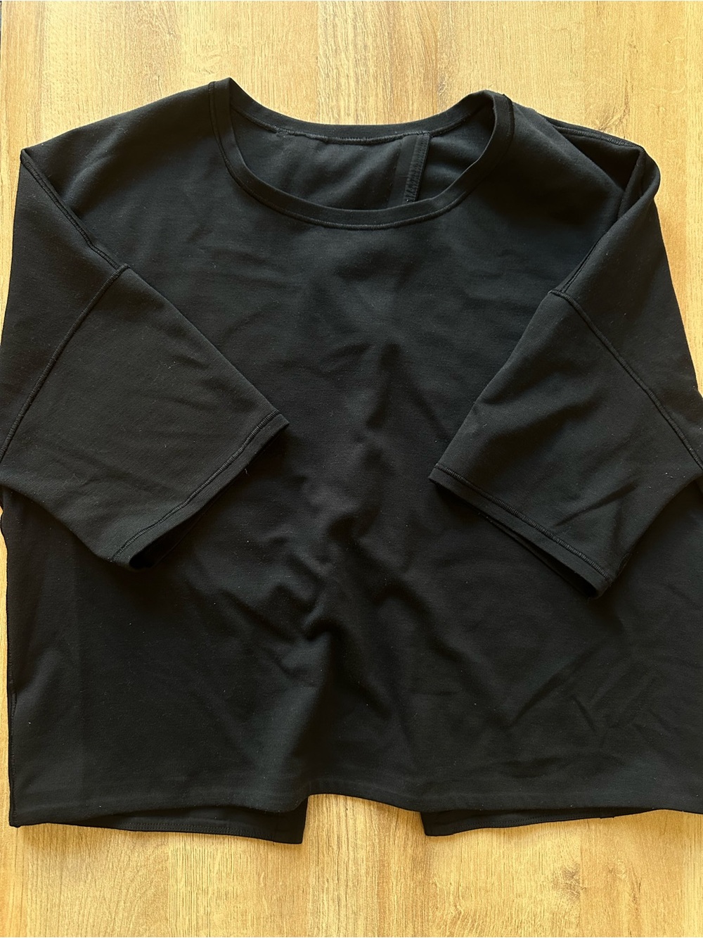 lululemon athletica Black Relaxed Boxy Top